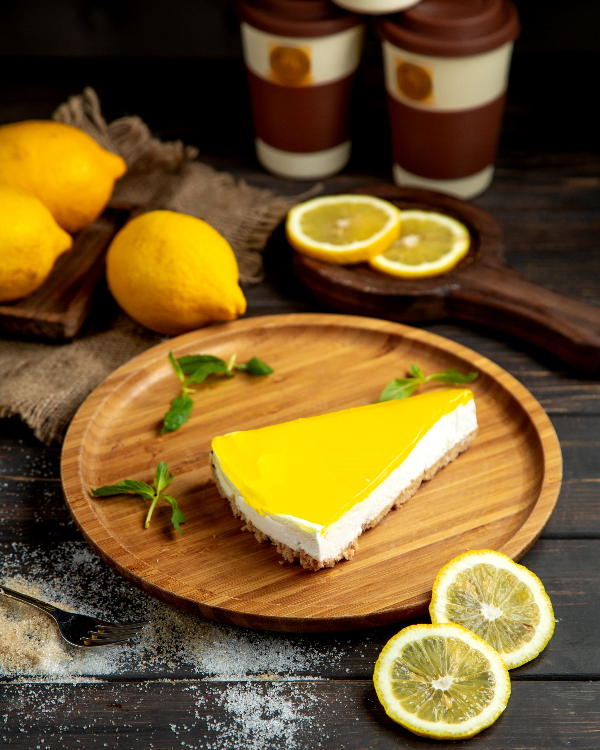 Tarta de queso y limon